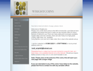 wrightcoins.com screenshot