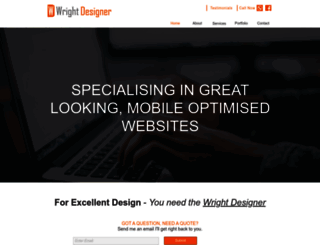 wrightdesigner.co.uk screenshot