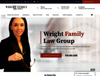 wrightfamilylawgroup.com screenshot