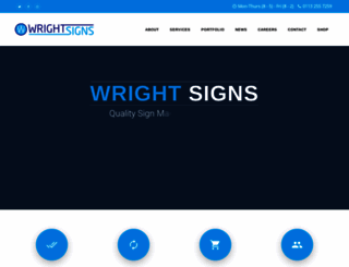 wrightsignservice.com screenshot