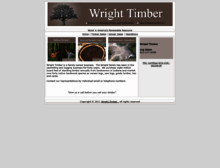 wrighttimber.com screenshot