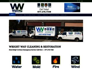 wrightwaycleaningandrestoration.com screenshot