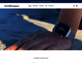 wrist-wrappers.myshopify.com screenshot