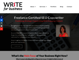 write-for-business.com screenshot