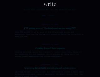 write.corbpie.com screenshot