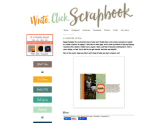 writeclickscrapbook.com screenshot