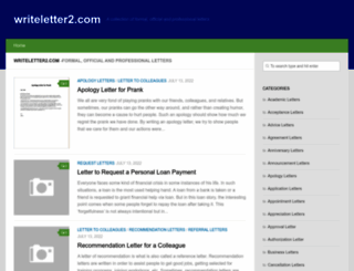writeletter2.com screenshot