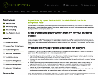 writemypapers.co.uk screenshot