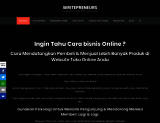writepreneurs.com screenshot