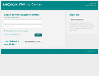 writer.moxa.com screenshot