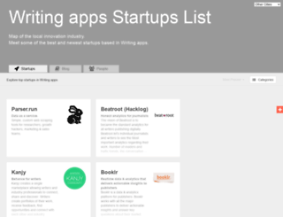 writers.startups-list.com screenshot