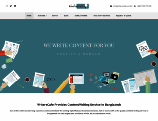 writerscafe.com.bd screenshot