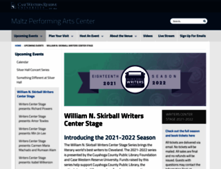 writerscenterstage.org screenshot