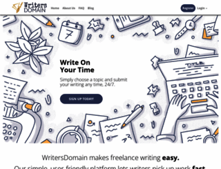 writersdomain.net screenshot