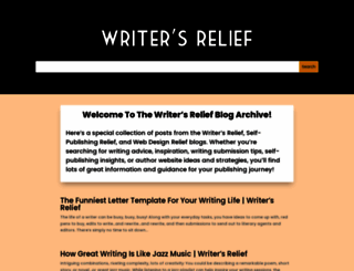 writersrelief.com screenshot