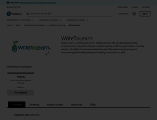 writetolearn.net screenshot