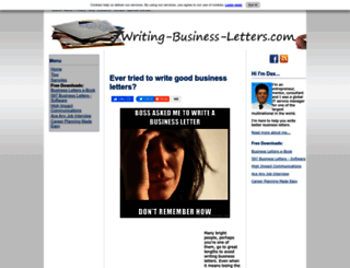 writing-business-letters.com screenshot