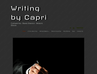 writingbycapri.com screenshot
