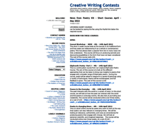 writingcontests.wordpress.com screenshot