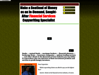 writingfinancialcopy.com screenshot