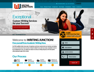 writingjunction.com screenshot
