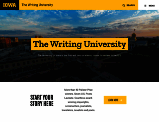 writinguniversity.org screenshot