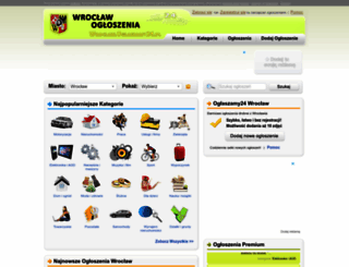 wroclaw.oglaszamy24.pl screenshot