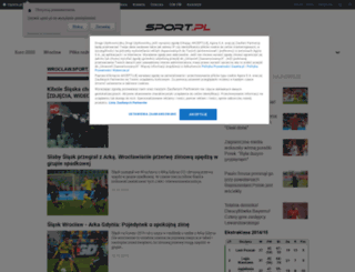 wroclaw.sport.pl screenshot