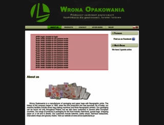 wrona-opakowania.pl screenshot