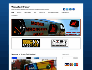 wrongfueldrainer.co.uk screenshot