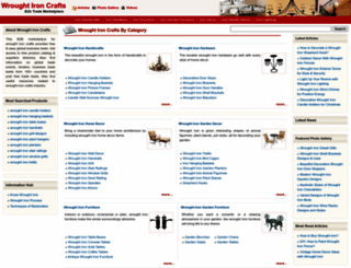 wrought-iron-crafts.com screenshot