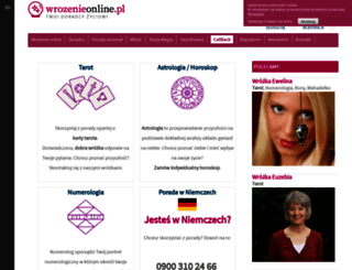 wrozenieonline.pl screenshot