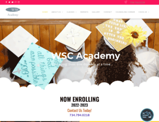 wsc-academy.org screenshot