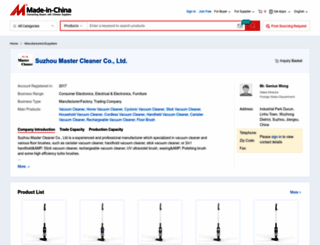 wsd-cleaner.en.made-in-china.com screenshot