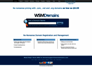 wsmdomains.com screenshot