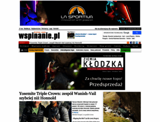 wspinanie.pl screenshot