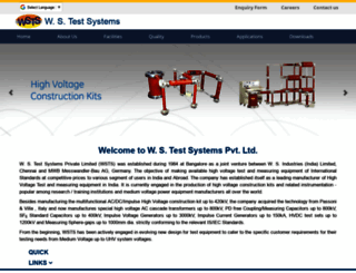 wstestsystems.com screenshot