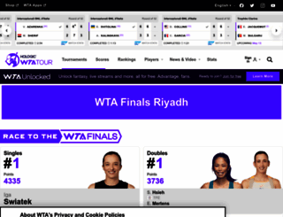 wtafinals.com screenshot