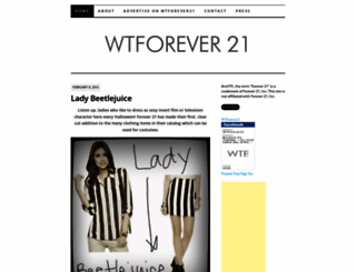 wtforever21.com screenshot
