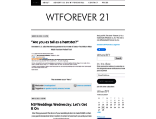 wtforever21.wordpress.com screenshot