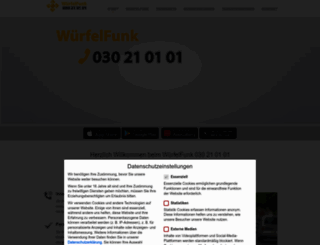 wuerfelfunk.de screenshot