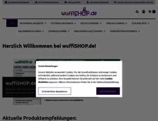 wuffishop.de screenshot