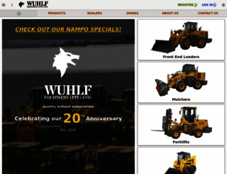 wuhlf.co.za screenshot