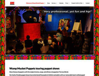 wumpmucketpuppets.com screenshot