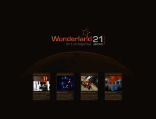 wunderland-agentur.de screenshot