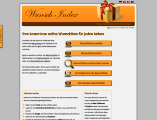 wunsch-index.de screenshot