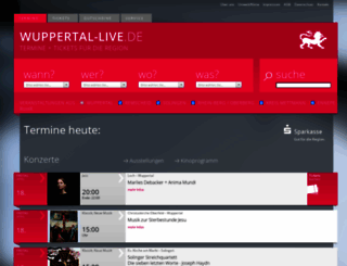 wuppertal-live.de screenshot