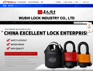 wushilocks.en.alibaba.com screenshot