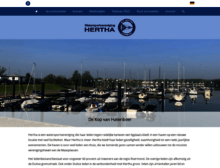 wv-hertha.nl screenshot