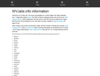 wvjails.info screenshot